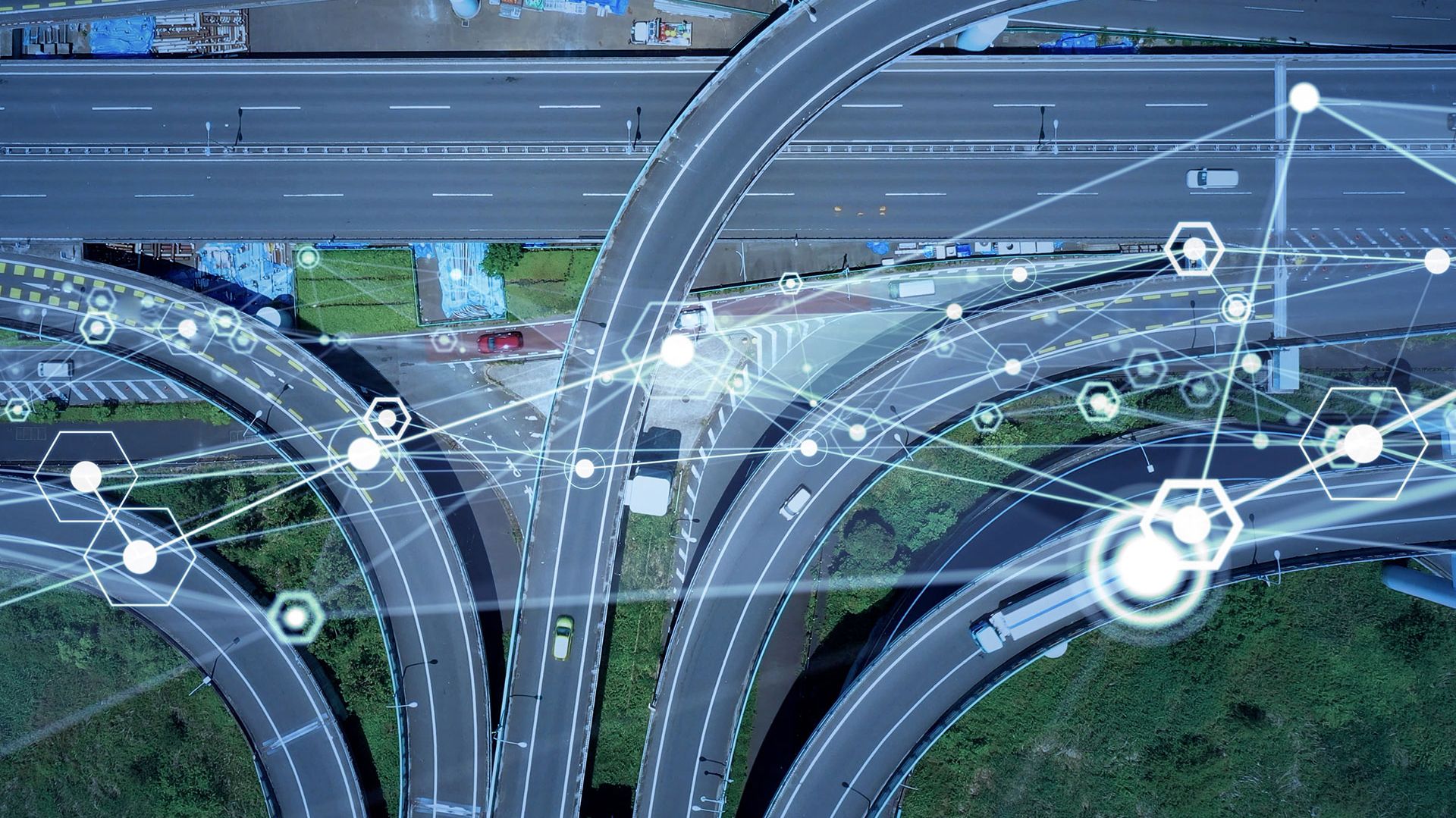 Multiple Intersection Highway with connected vehicles