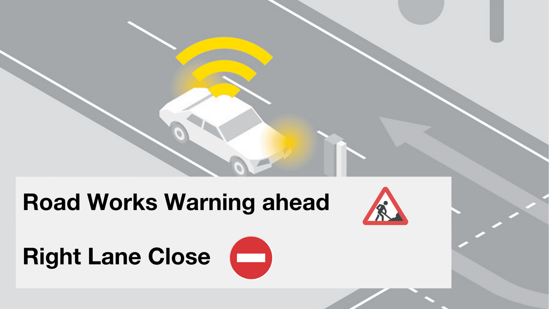 Road Works Warning