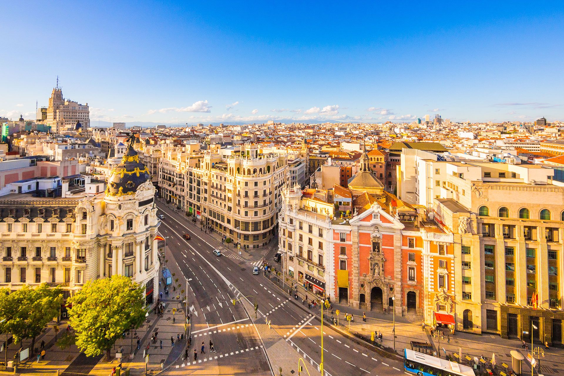 Calle de Alcala in Madrid, ES